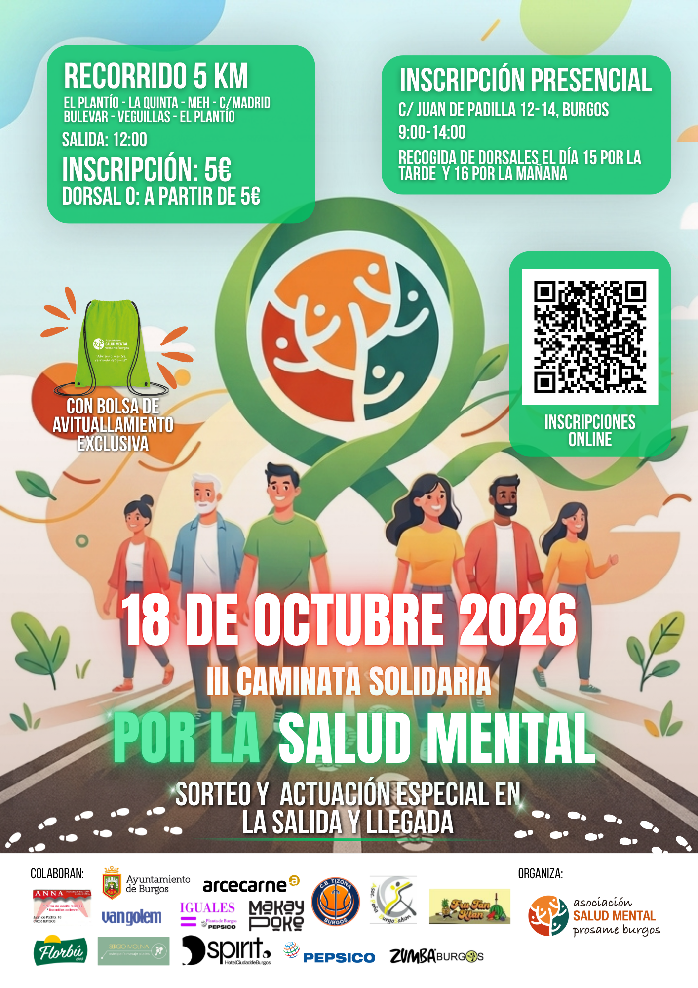 LLEGA LA III CAMINATA  POR LA SALUD MENTAL